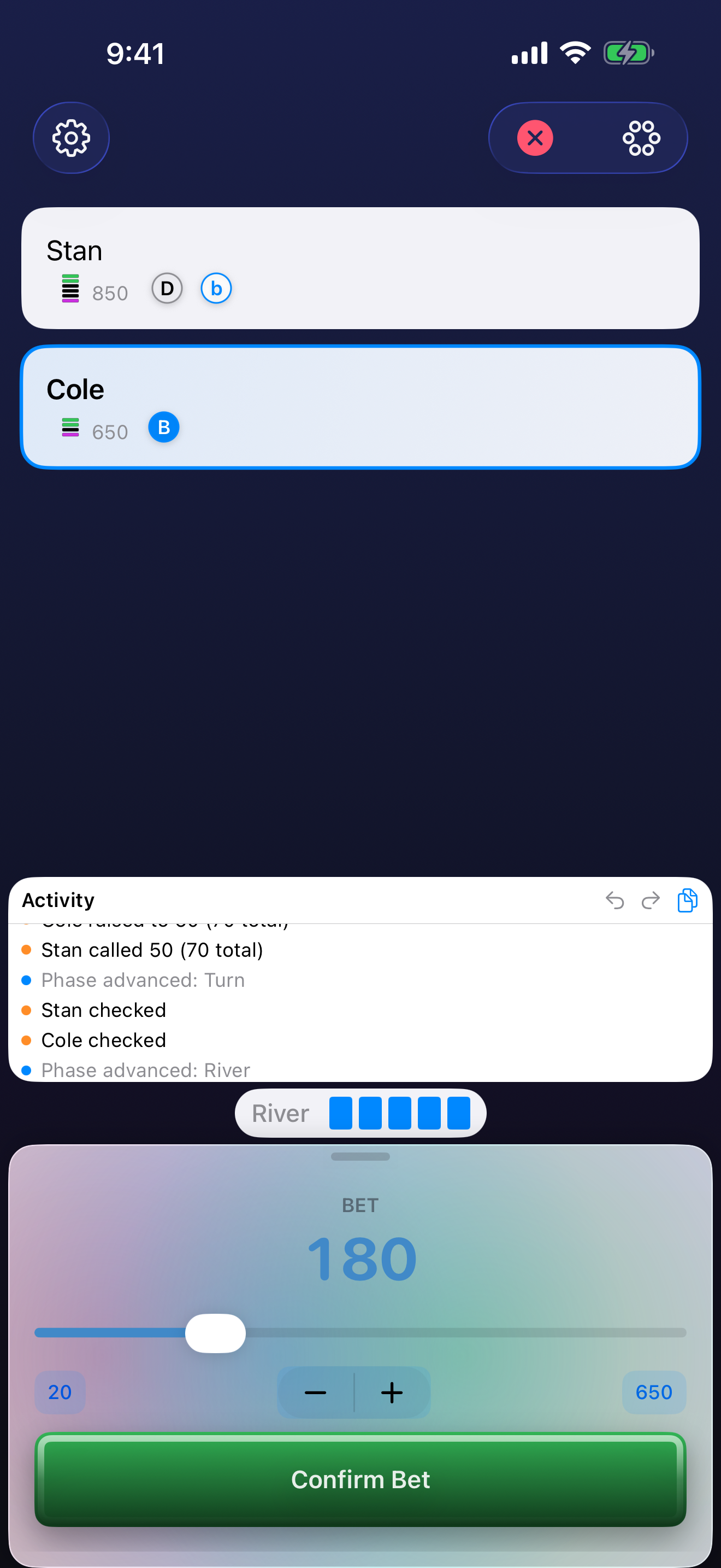 Heads Up on the River